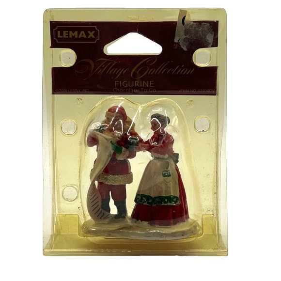 Lemax Holiday 206 Lemax Chocolate To Go Santa 62300 And Mrs Claus